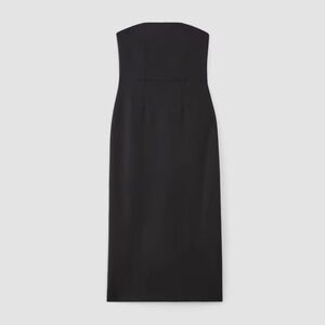 NWT Everlane The Dream Strapless Dress, Black, XXS